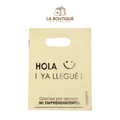 BOLSAS PRE IMPRESAS HOLA ¡YA LLEGUÉ!