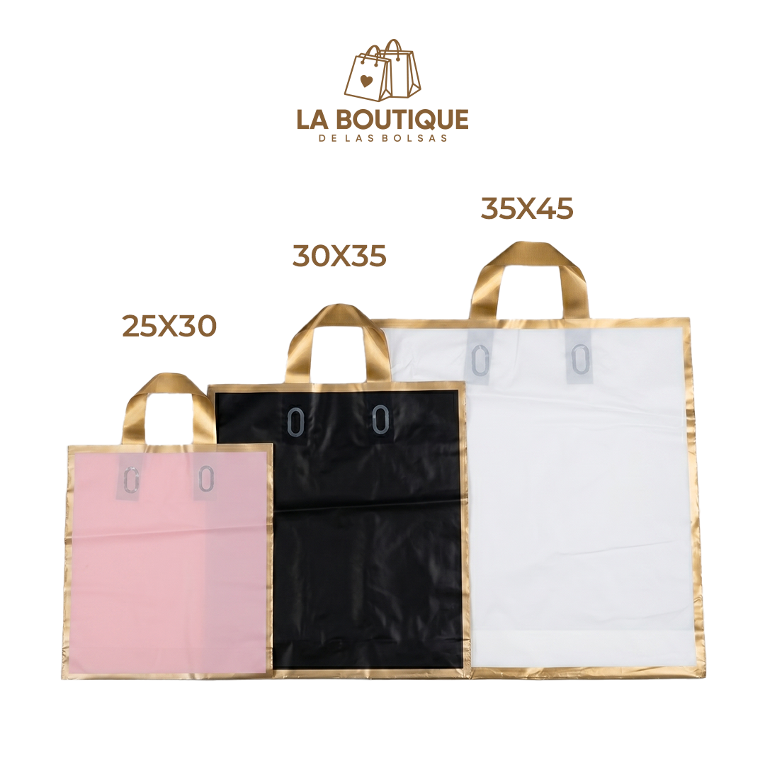 BOLSA DE VINILO CON TIRA