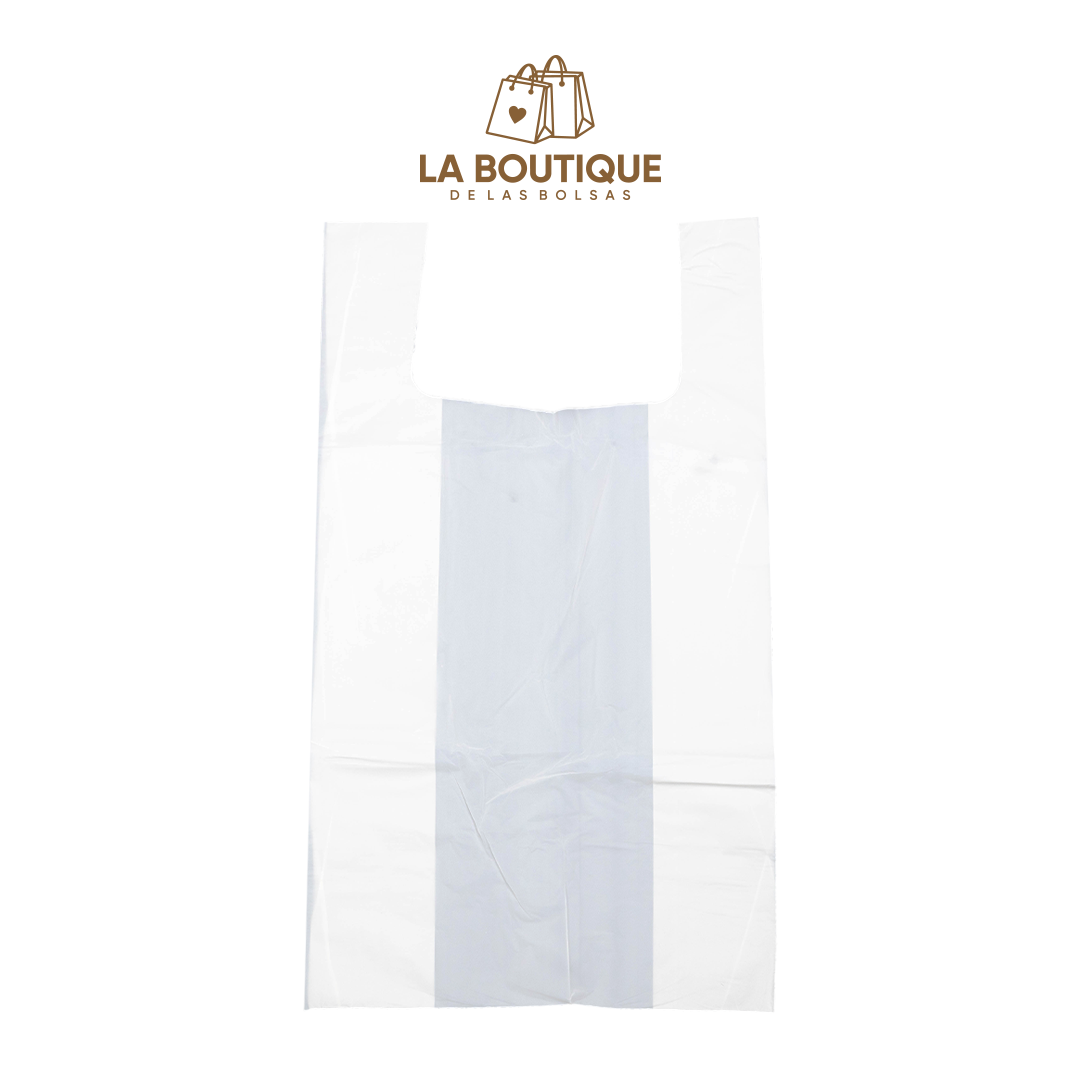 BOLSAS PLASTICAS DE CARGADERA LISAS