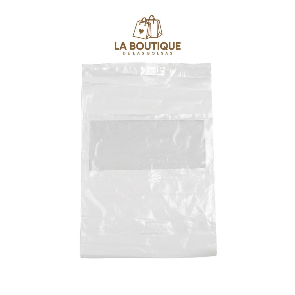 BOLSAS PARA ENVIOS LISAS CON PORTA GUÍA
