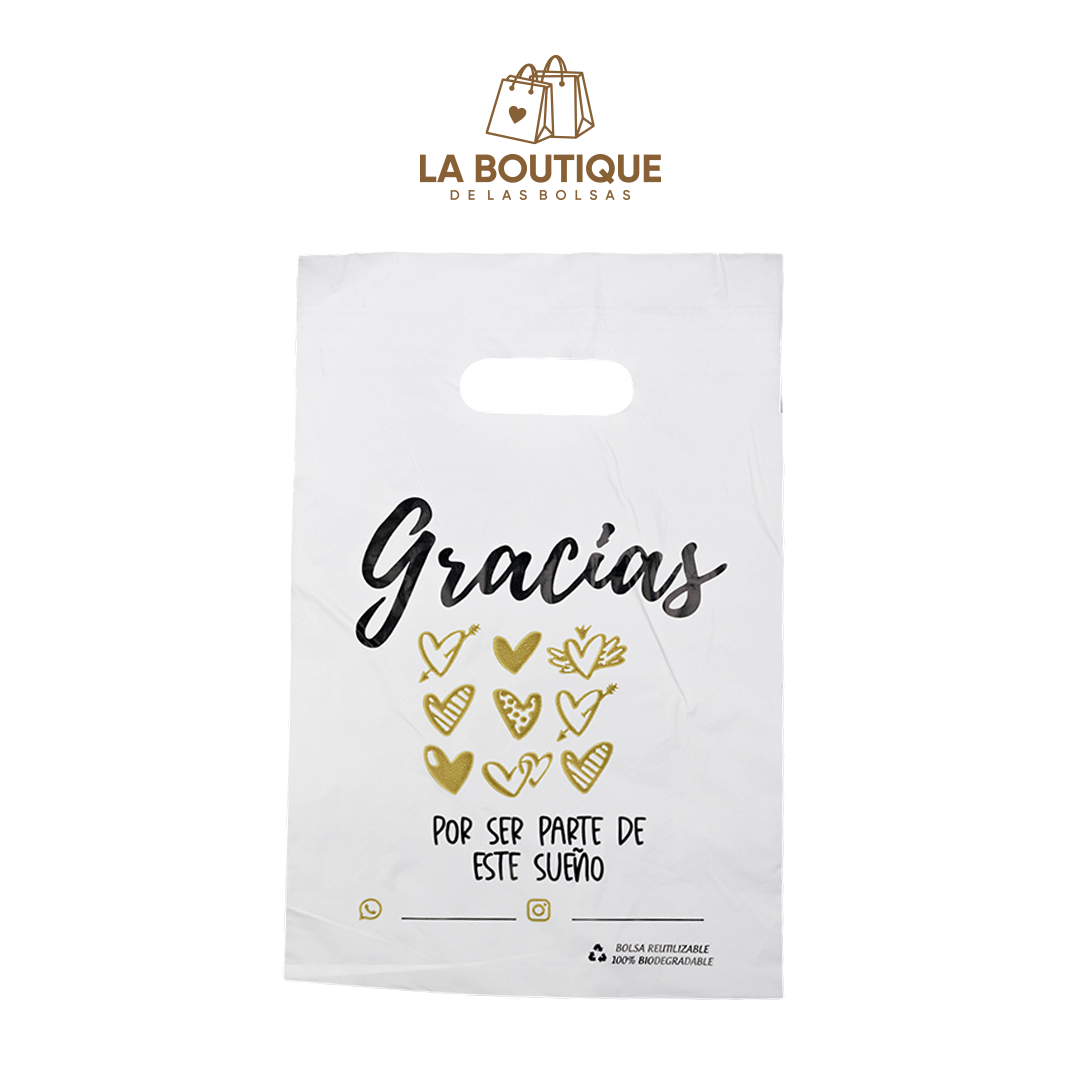 BOLSAS PRE IMPRESAS GRACIAS