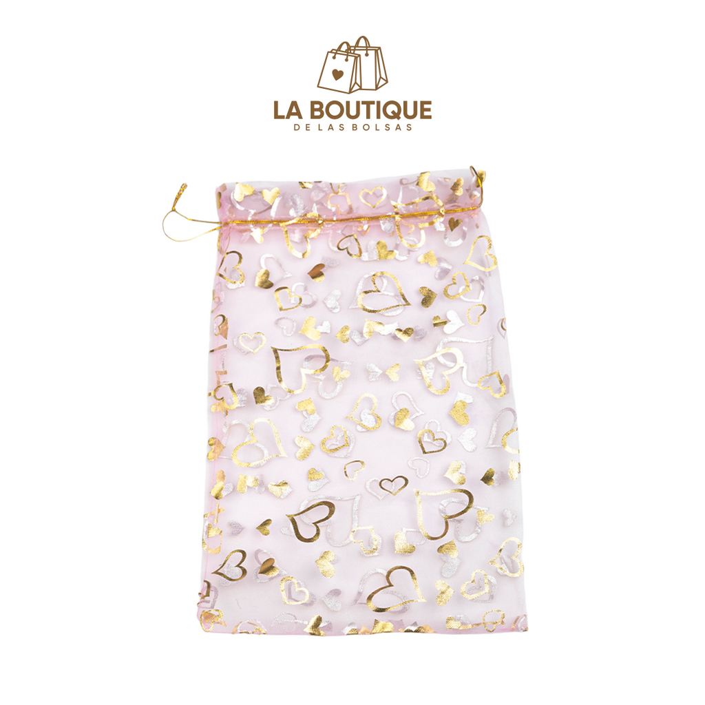 BOLSAS DE ORGANZA LISAS Y CON DISEÑO