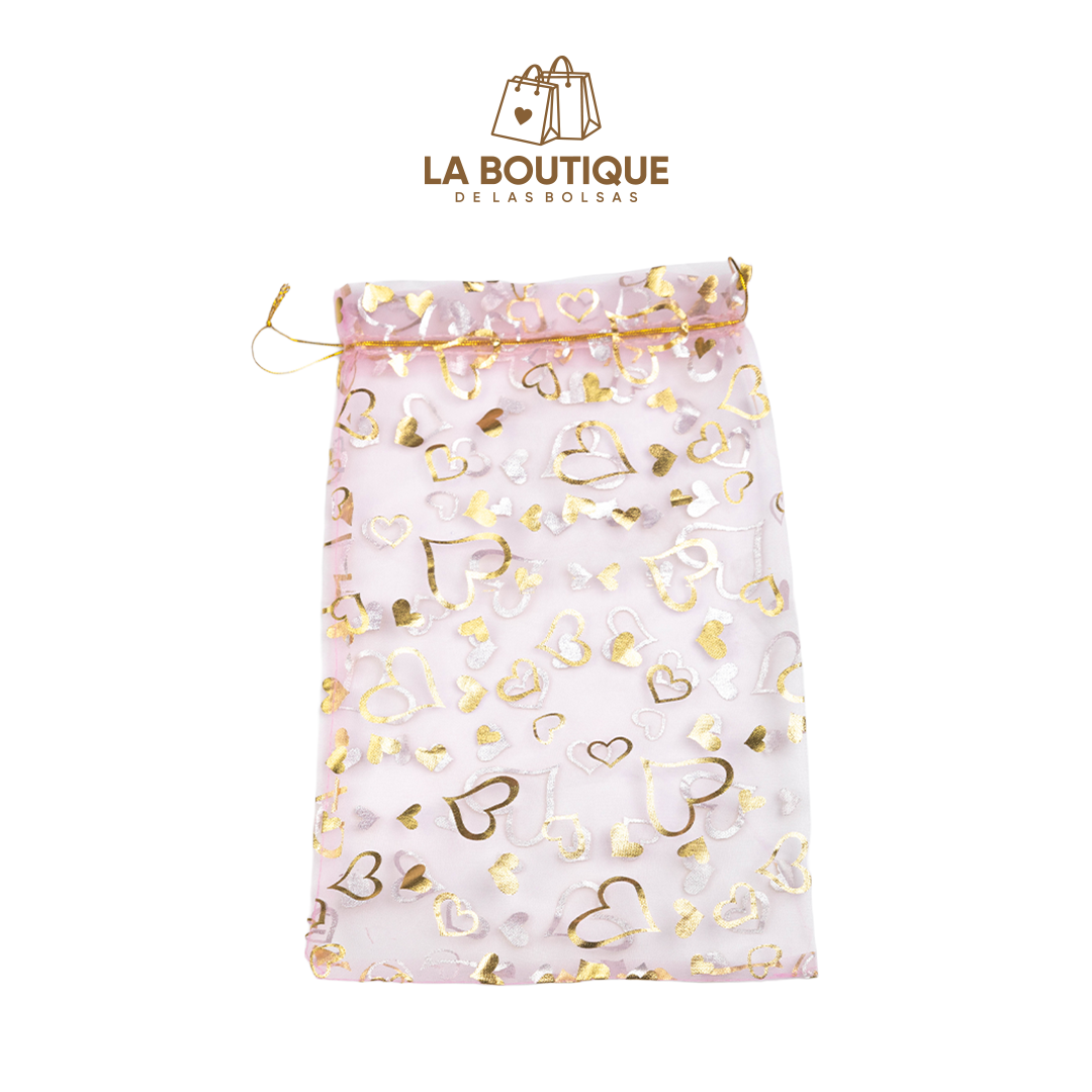 BOLSAS DE ORGANZA LISAS Y CON DISEÑO