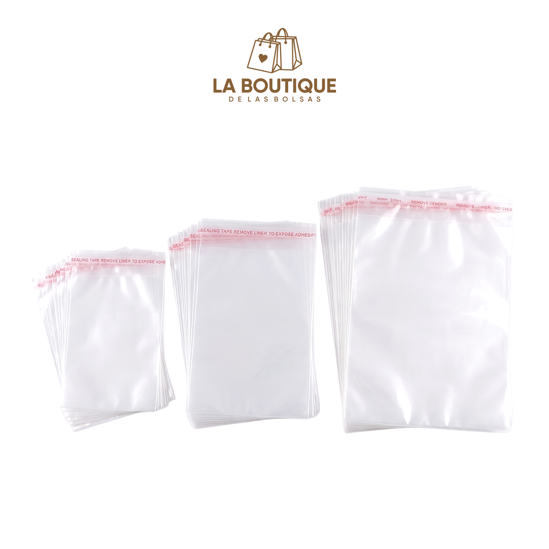 BOLSAS CON ADHESIVO