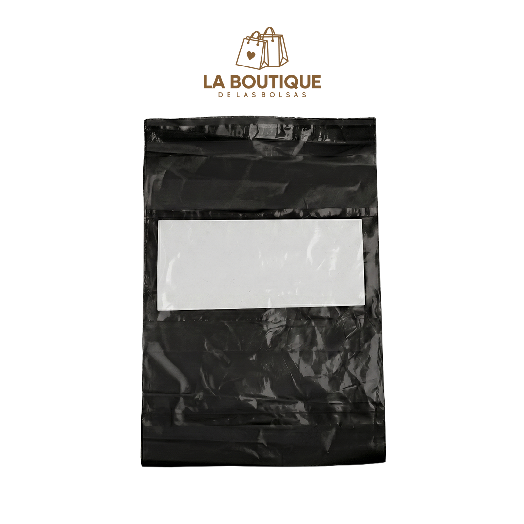 BOLSAS PARA ENVIOS LISAS CON PORTA GUÍA