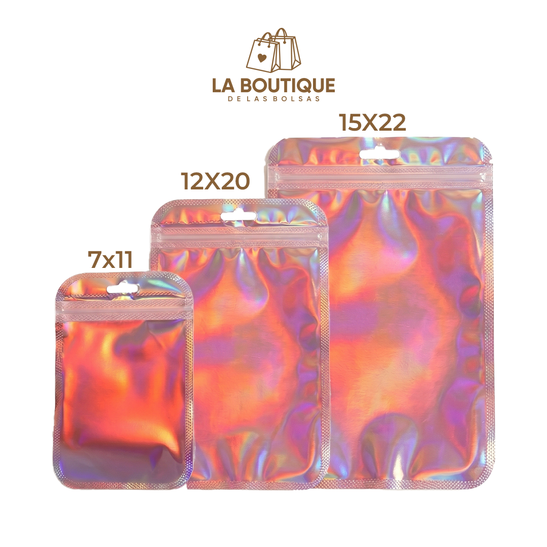 BOLSAS LASER ROSA