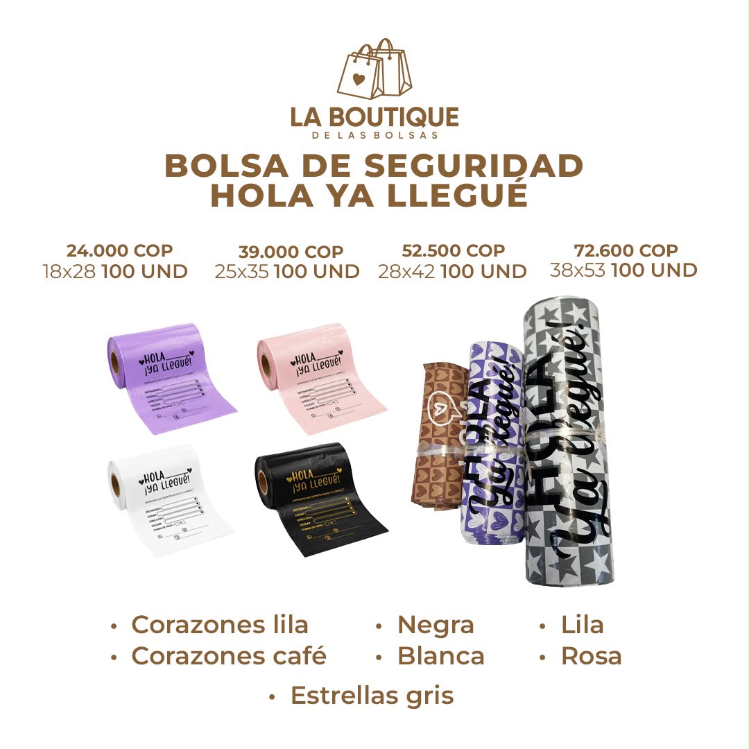 PROMOCIÓN BOLSA DE SEGURIDAD HOLA ¡YA LLEGUÉ!